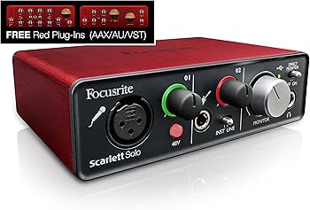 DTM・DAW [temple1]Focusrite Scarlett Solo Amazon.com: Focusrite Scarlett Solo Compact (1st Gen) USB